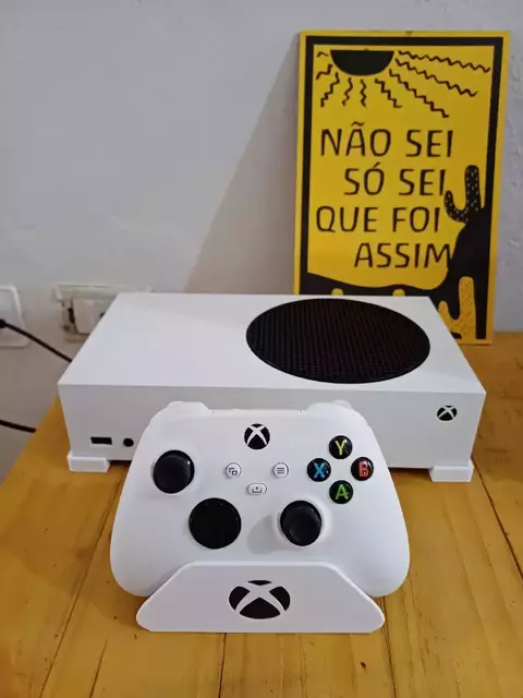 kit 4 Suporte Pezinho Console Xbox One S - X e Série S - Apoio Horizontal