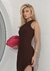 Vestido Ribana Marrom na internet