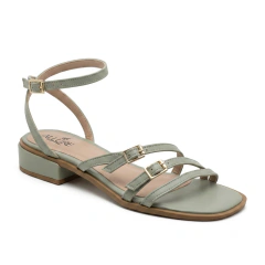 Sandália Salto Baixo Allure Oliva - comprar online
