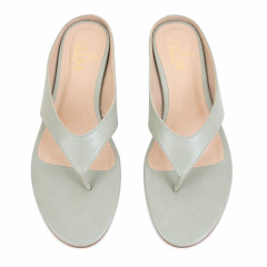 Tamanco Allure Oliva– Salto Baixo