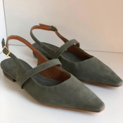Slingback Mary Jane Army Allure