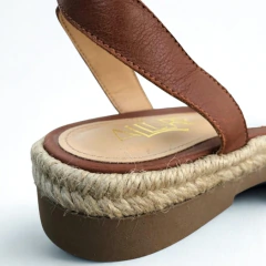 Sandália Flatform Allure Terracota - Allure