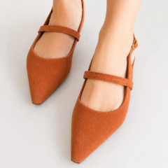 Slingback Mary Jane Terracota Allure - comprar online