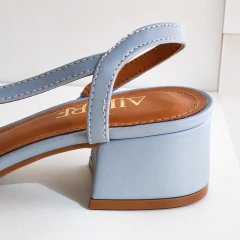 Slingback Allure Marsala e Cielo – Salto 5 cm na internet