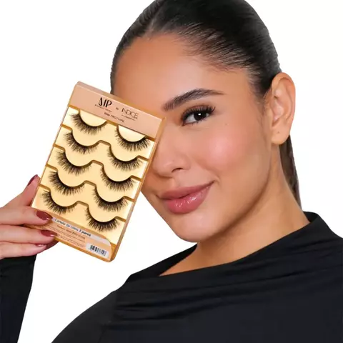 Cartela de Cílios Postiços Wish Pro 5 Pares - Michely Palma (Diversos Modelos) - KS Makeup Store