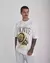 Camiseta Oversized Estampada Champs - Off White