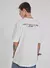 Camiseta Oversized Estampada Letter na internet