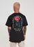 Camiseta Regular Estampada - Rosa Preto - comprar online