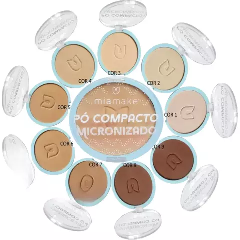Pó Compacto mia make - comprar online
