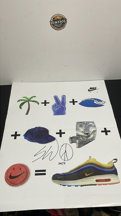 2018 - Nike Air Max 1/97 Sean Wotherspoon + Pôster Assinado - loja online