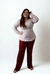 PIJAMA FEMININO GOLA REDONDA COM CALÇA PLUS SIZE - comprar online