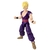 Figura de acción de Gohan Super Saiyajin de Dragon Ball Super, con cabello rubio y vestimenta púrpura.