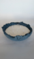 Bowl concreto com vela 18x9 cm altura (azul) - comprar online