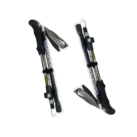 BASTONES DE TREKKING PLEGABLES POR PAR | NEGRO - comprar online