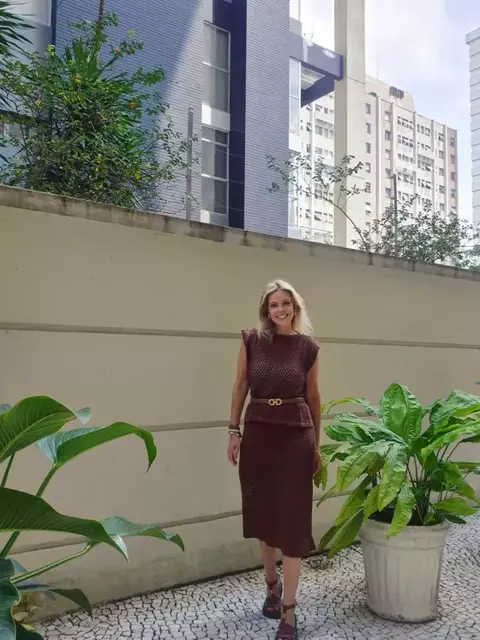 Saia Midi Tricot - comprar online