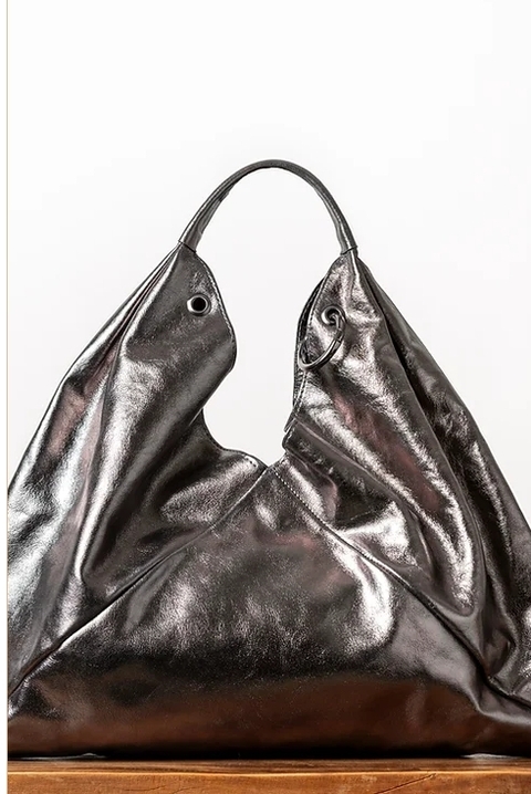 Bolsa Grande em Couro Carbono Chelsea - comprar online