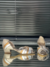 PEEP TOE LAVANDA PRATA VELHO COM OURO VELHO - comprar online