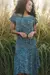 VESTIDO PALOMA TIGRE AZUL - comprar online