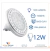 Lampara Foco Led Ar111 12w Gu10 Luz Fria/Calida - comprar online