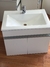 Vanitory colgante 50cm BLANCO+Bacha Marmolina - comprar online