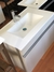 Vanitory 80cm Colgante Blanco+Bacha marmolina+Griferia - Sanitarios Royal