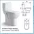 Inodoro Largo+Bidet completo Flowater PREMIUM Nowen en internet
