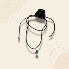 CHOKER CORTO CORAZON AZUL