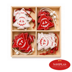 Adorno de Madera Navideños - Naviplas