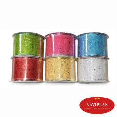 Cinta con polvo glitter