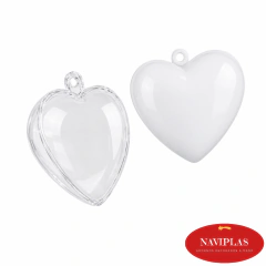 Corazones encastrables combinados - 8cm x 72u. - comprar online