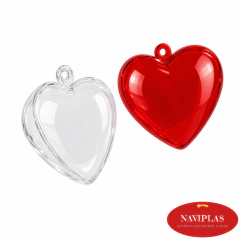 Corazones encastrables combinados - 8cm x 72u. - tienda online