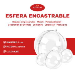 Camiseta MDF con esfera 6cm x24U. - comprar online