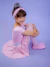 Kit Roupas e Acessórios Ballet Clássico Infantil Verão Rosa na internet