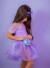 Saia Tutu Organza detalhe flor removível Ballet Infantil Petit Sous Sus
