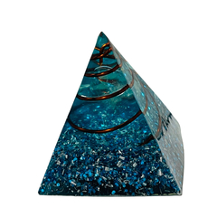 PIRAMIDE TETRAEDRICA CELESTE - comprar online