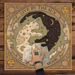 PAÑO P/ TAROT IMPORTADO “GATO ESOTERICO”