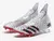 Chuteira Adidas Predator Freak.1 FG - Prateado e Vermelho - loja online