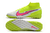 Chuteira Society Nike Mercurial Superfly 7 Elite Verde e Rosa