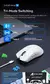 Attack Shark X11 Conexão de 3 modos / 2,4 GHz / Bluetooth, PAW3311, 400IPS, 22K000DPI, RGB, mouse para jogos sem fio par - loja online