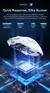 Attack Shark X11 Conexão de 3 modos / 2,4 GHz / Bluetooth, PAW3311, 400IPS, 22K000DPI, RGB, mouse para jogos sem fio par