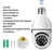 Câmera Lâmpada de Segurança Wi-Fi 360° Full HD Branca com Visão Noturna