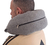 Almohada cuellito guarda ropa GRIS - TRAVEL KIT