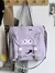 Sacola de crossbody Sanrio Cartoon, bonito Kuromi, estudante do ensino médio e na internet