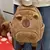 Mochila de capivara pelúcia - loja online