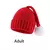 Chapéu de Natal pai-filho com grande pompom, gorro de malha, gorro infantil na internet