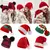 Chapéu de Natal pai-filho com grande pompom, gorro de malha, gorro infantil - comprar online