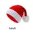 Imagem do Chapéu de Natal pai-filho com grande pompom, gorro de malha, gorro infantil