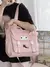 Sacola de crossbody Sanrio Cartoon, bonito Kuromi, estudante do ensino médio e na internet