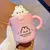 Caneca térmica de urso kawaii, copo de café isolado para bebidas quentes na internet