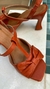 Sandália Salto Taça - Terracota - loja online